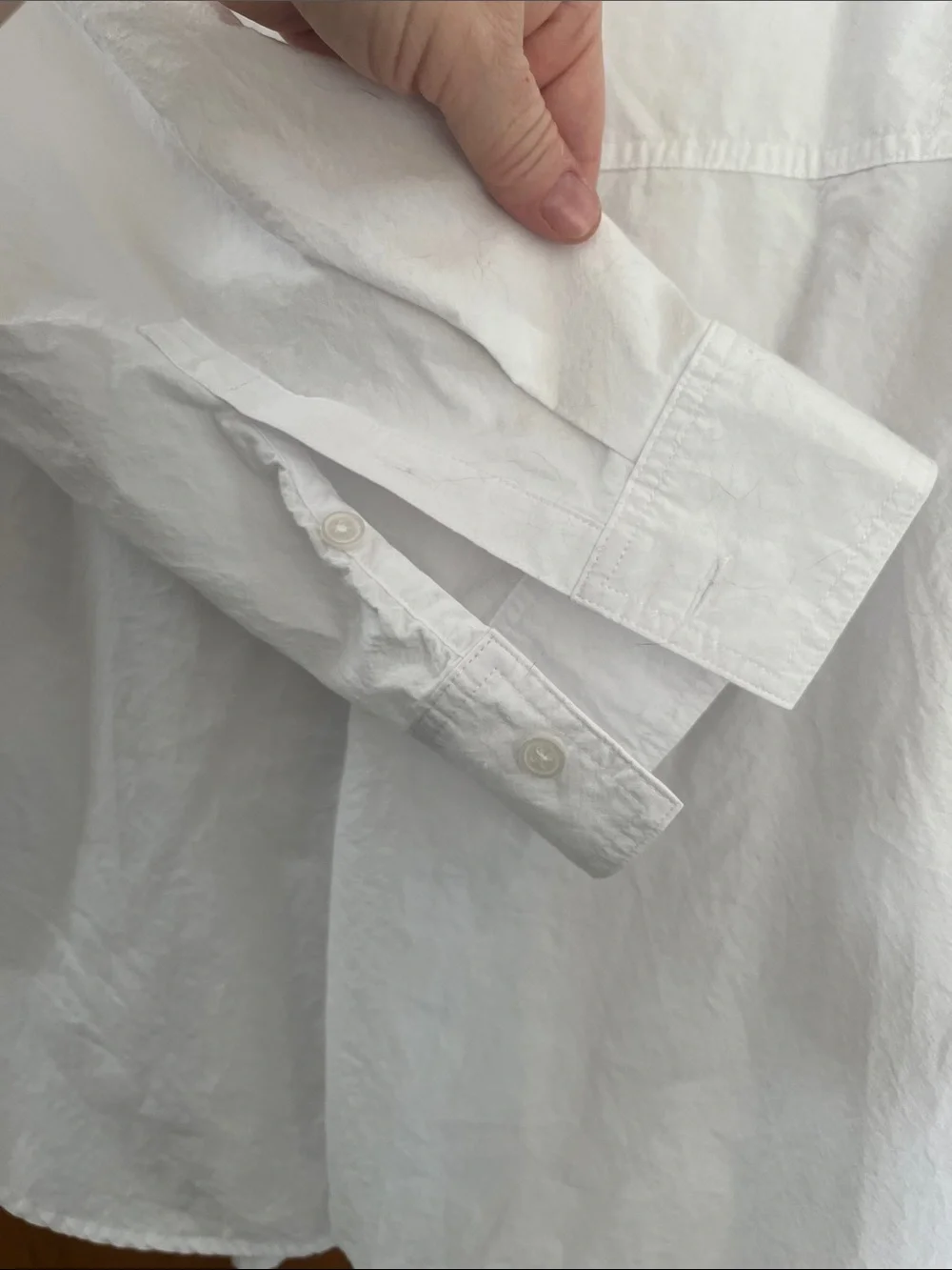 Madewell Oversized Button-Up Dress Shirt Size XL - Picture 6 of 7